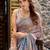 Multicolor embellished beads and stones  chiffon saree