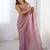 Mauve embellished sequinned tissue saree