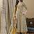 women floral printed regular cotton anarkali kurta with trousers & dupatta