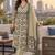 women floral printed regular sequinned  cotton kurta with trousers & with dupatta