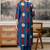 women printed regular  cotton kurta with palazzos & with dupatta