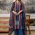 women printed regular  cotton kurta with palazzos & with dupatta