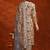 women floral printed regular thread work kurta with trousers & with dupatta