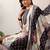 women floral printed regular thread work kurta with palazzos & with dupatta