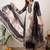 women floral printed regular thread work kurta with palazzos & with dupatta