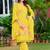 floral embroidered chanderi cotton straight kurta with trousers & dupatta