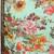 Sea green sea green & yellow  georgette floral printed saree