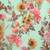 Sea green sea green & yellow  georgette floral printed saree