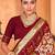 Off white ethnic motifs zari silk blend patola saree