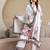 women floral printed regular kurta with trousers & with dupatta