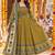 women ethnic motifs printed empire  cotton kurta with trousers & with dupatta