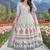 women floral printed angrakha  cotton kurta with trousers & with dupatta