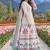 women floral printed angrakha  cotton kurta with trousers & with dupatta