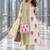 women floral printed regular  cotton kurta with trousers & with dupatta