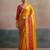 Yellow yellow  chiffon  sarees