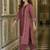 women ethnic motifs printed regular  cotton kurta with trousers & with dupatta