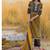 women printed regular  cotton kurta with trousers & with dupatta