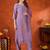 women floral embroidered regular thread work chanderi cotton kurta with trousers & with dupatta