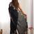 Black embellished embroidered saree