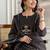 women ethnic motifs printed regular  cotton kurta with palazzos & with dupatta