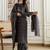 women ethnic motifs printed regular  cotton kurta with palazzos & with dupatta