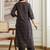 women ethnic motifs printed regular  cotton kurta with palazzos & with dupatta