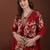 embroidered viscose rayon kurta set