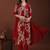 embroidered viscose rayon kurta set