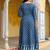 women ethnic motifs printed regular  cotton kurta with trousers & with dupatta