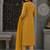 women ethnic motifs printed regular thread work  cotton kurta with trousers & with dupatta