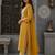 women ethnic motifs printed regular thread work  cotton kurta with trousers & with dupatta