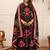 women floral embroidered beads and stones  cotton kurta with palazzos & with dupatta