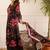 women floral embroidered beads and stones  cotton kurta with palazzos & with dupatta