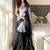 Black black woven design tissue sarees