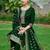 floral embroidered sequinned straight kurta with trousers & dupatta