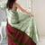 Maroon maroon woven design tissue sarees
