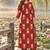 women ethnic motifs printed regular  cotton kurta with trousers & with dupatta