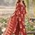 women ethnic motifs printed regular  cotton kurta with trousers & with dupatta