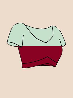 Maroon maroon woven design tissue sarees 4