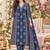 women ethnic motifs printed regular  cotton kurta with trousers & with dupatta