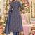 women ethnic motifs printed regular  cotton kurta with trousers & with dupatta
