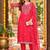 women ethnic motifs embroidered kurta with trousers & dupatta