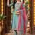 women ethnic motifs embroidered kurta with trouser & dupatta