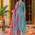 women ethnic motifs embroidered kurta with trouser & dupatta