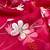 Pink pink floral printed organza saree