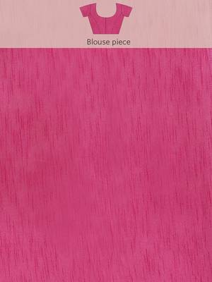 Pink pink floral printed organza saree 5