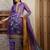 women floral embroidered regular thread work kurta with trousers & with dupatta