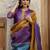 women floral embroidered regular thread work kurta with trousers & with dupatta