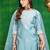women floral embroidered kurta with trousers & dupatta