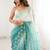 Multicolor embellished embroidered poly chiffon saree